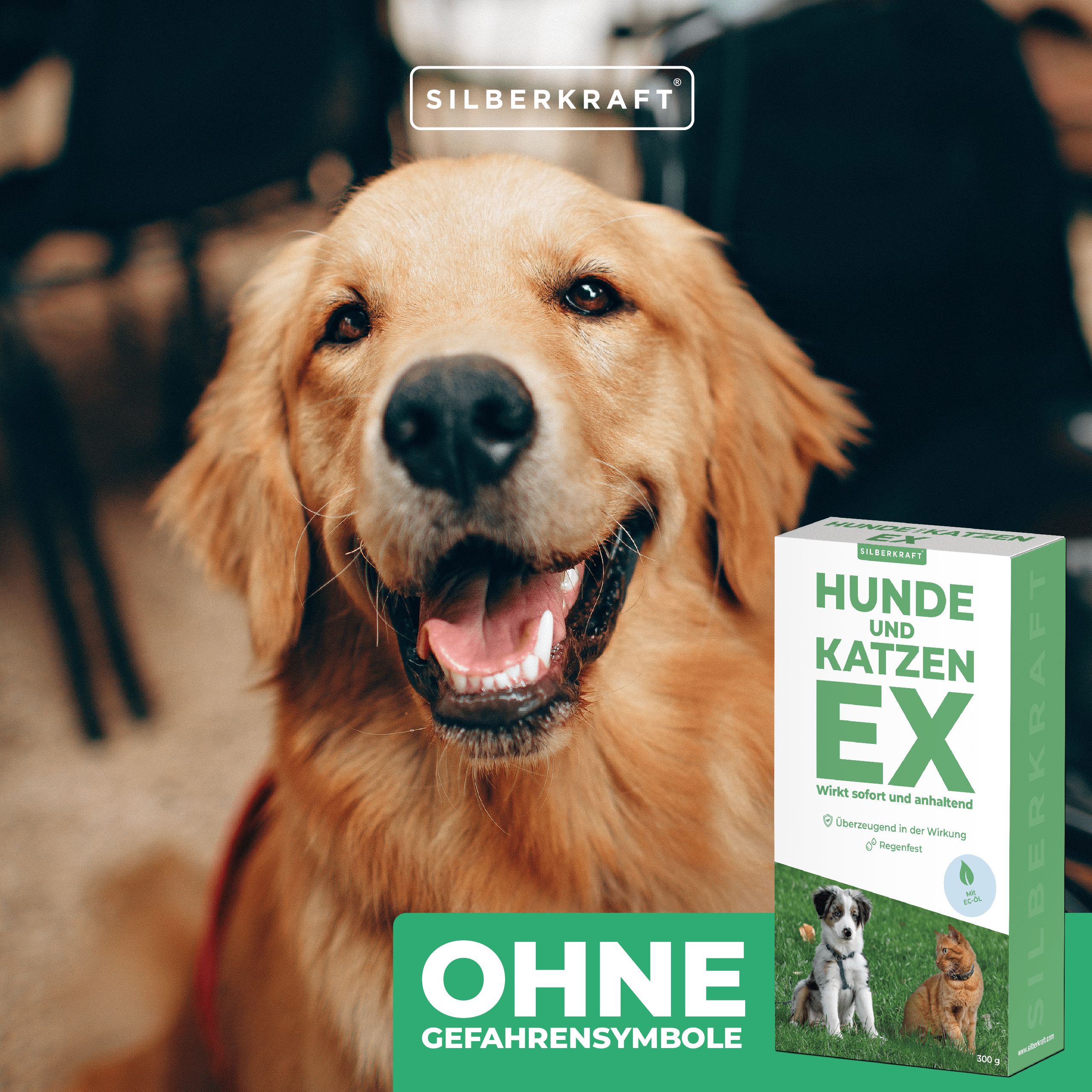 SILBERKRAFT Hunde & Katzen Stopp Ex