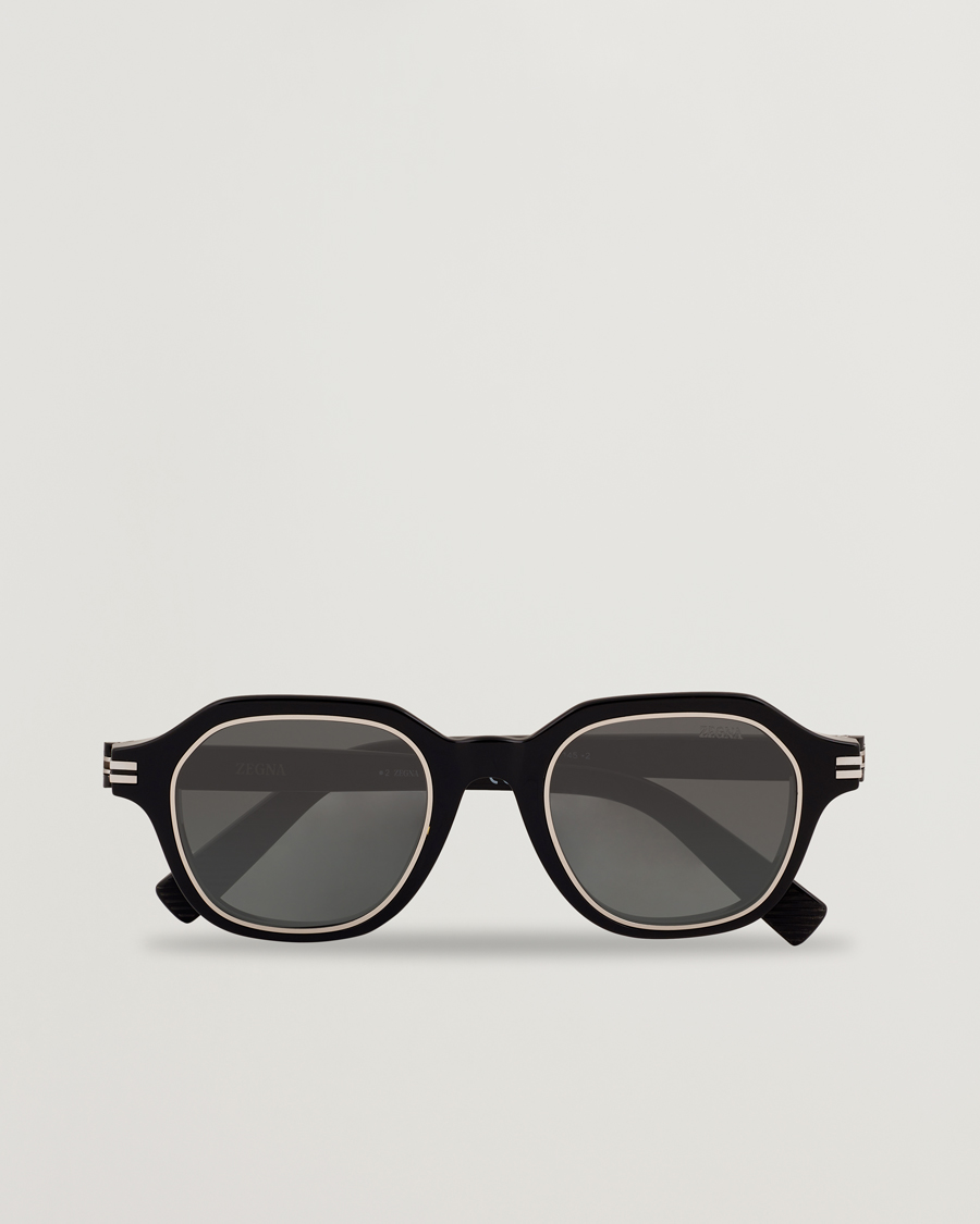 Zegna EZ0250 Sunglasses Black