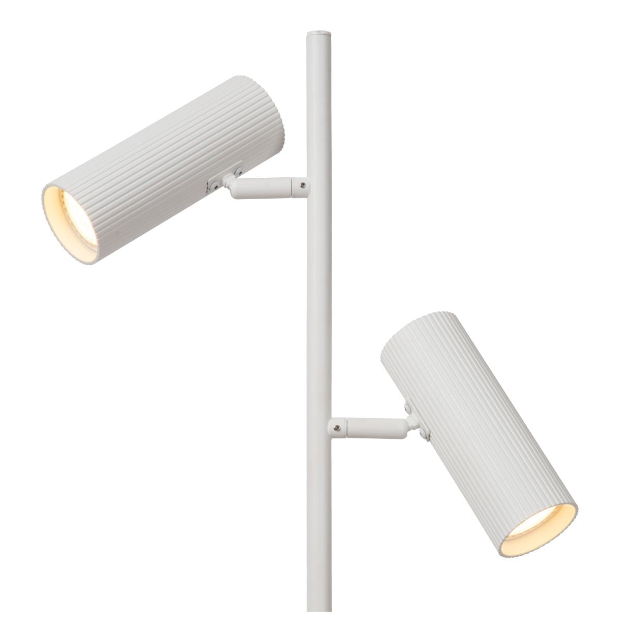 Clubs 2 vloerlamp wit