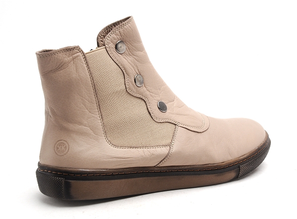 Kokoon boots bottine plates femme alix beige