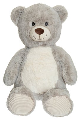 Teddykompaniet Valle 100 cm, Grå