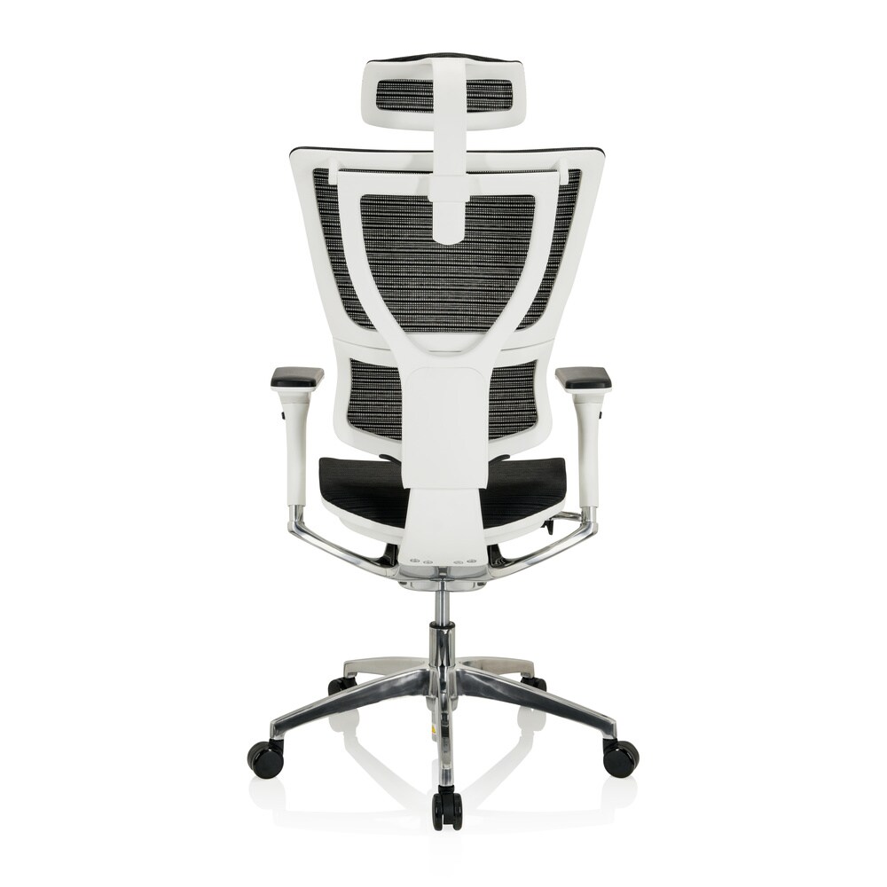 Luxus Chefsessel ERGOHUMAN SLIM Netzstoff mit Armlehnen (höhenverstellbar) hjh OFFICE