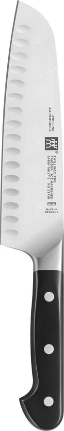 Zwilling Pro Santoku Grant. 18 Grå/sort