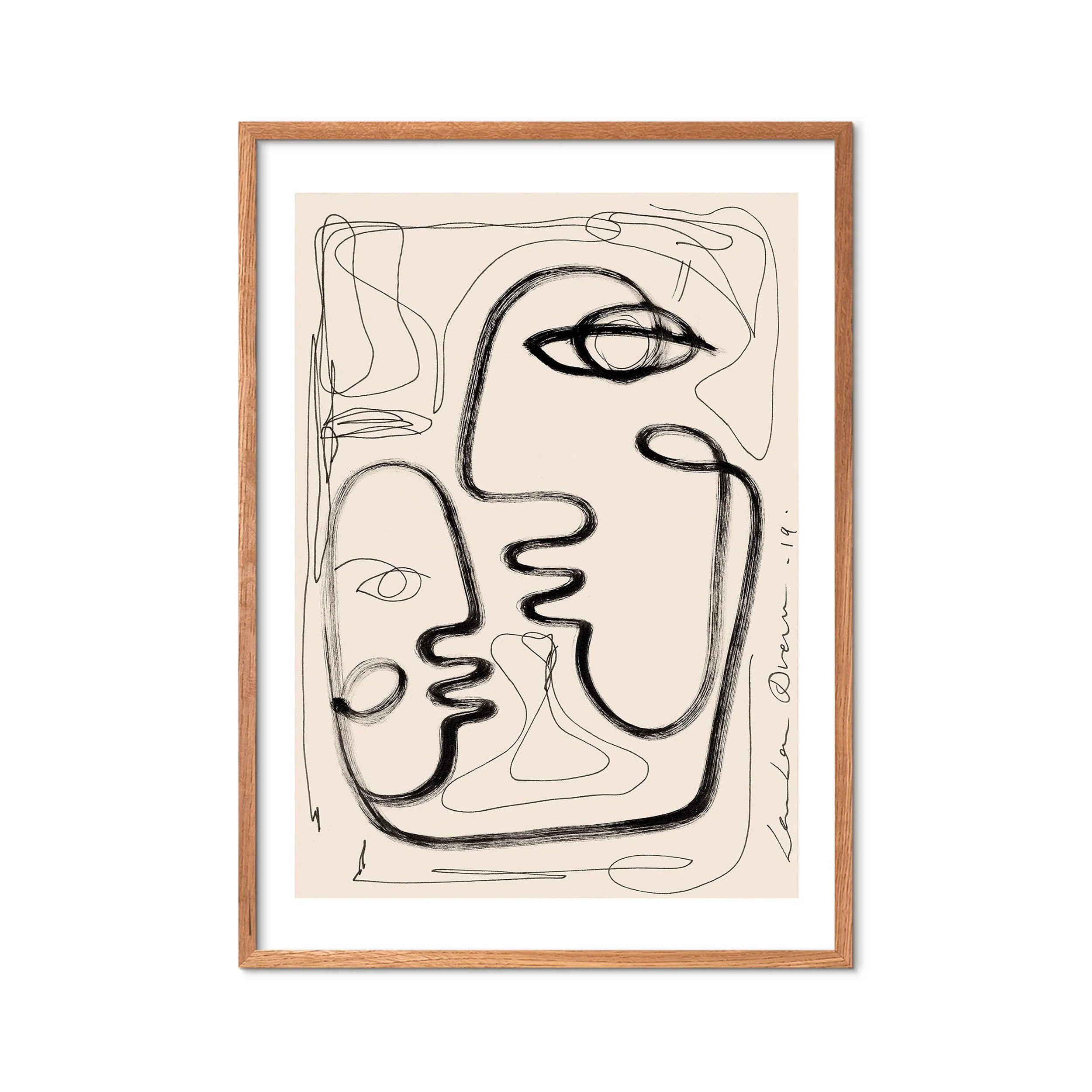 Poster & Frame  TPC x LouLou Avenue plakat, Tribu 03 - 30x40 cm.