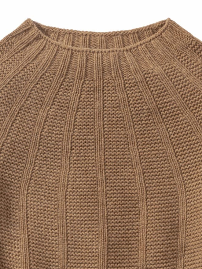 Cashmino Pullover Längsstruktur