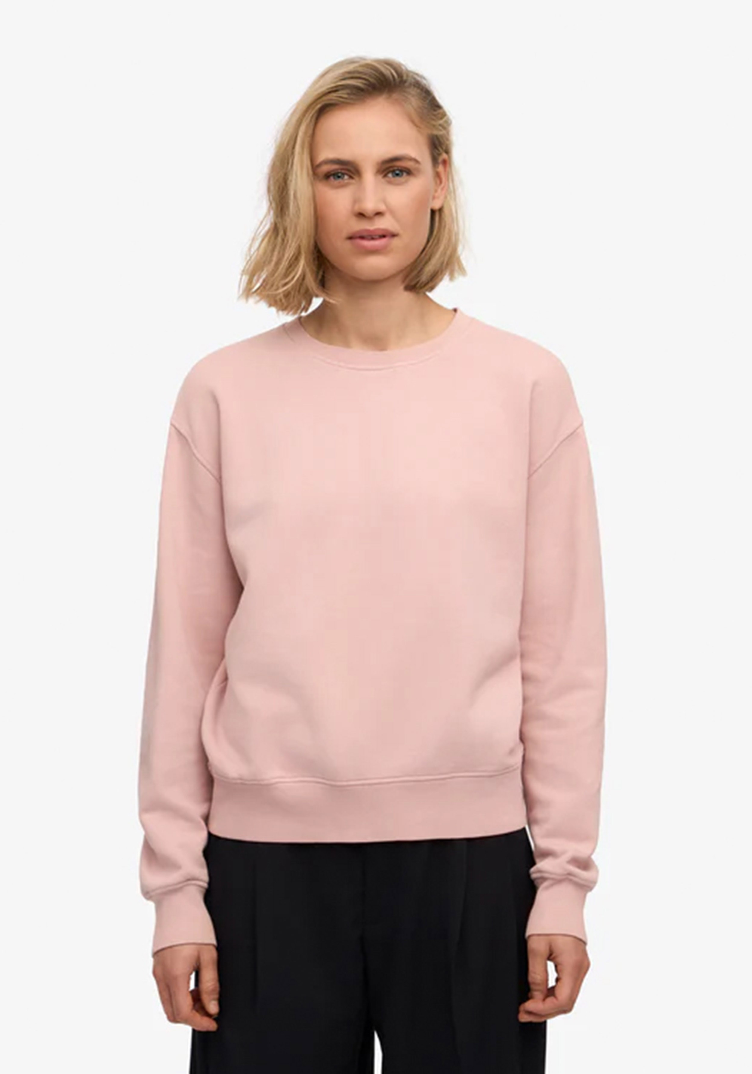 Colorful Standard Damen-Sweatshirt Faded Pink