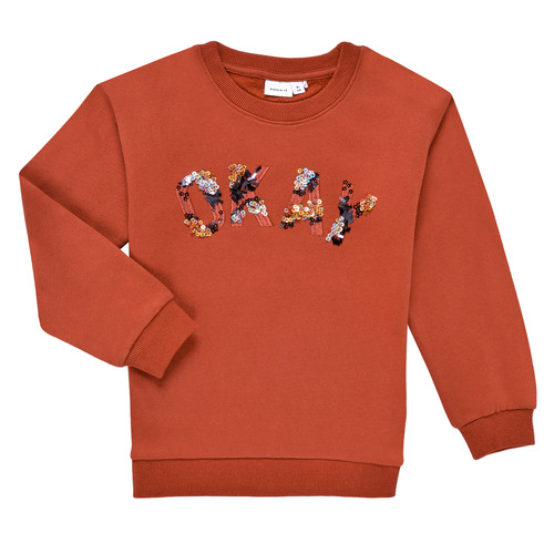 Name it - NKFOCALI LS SWEAT - Rouge