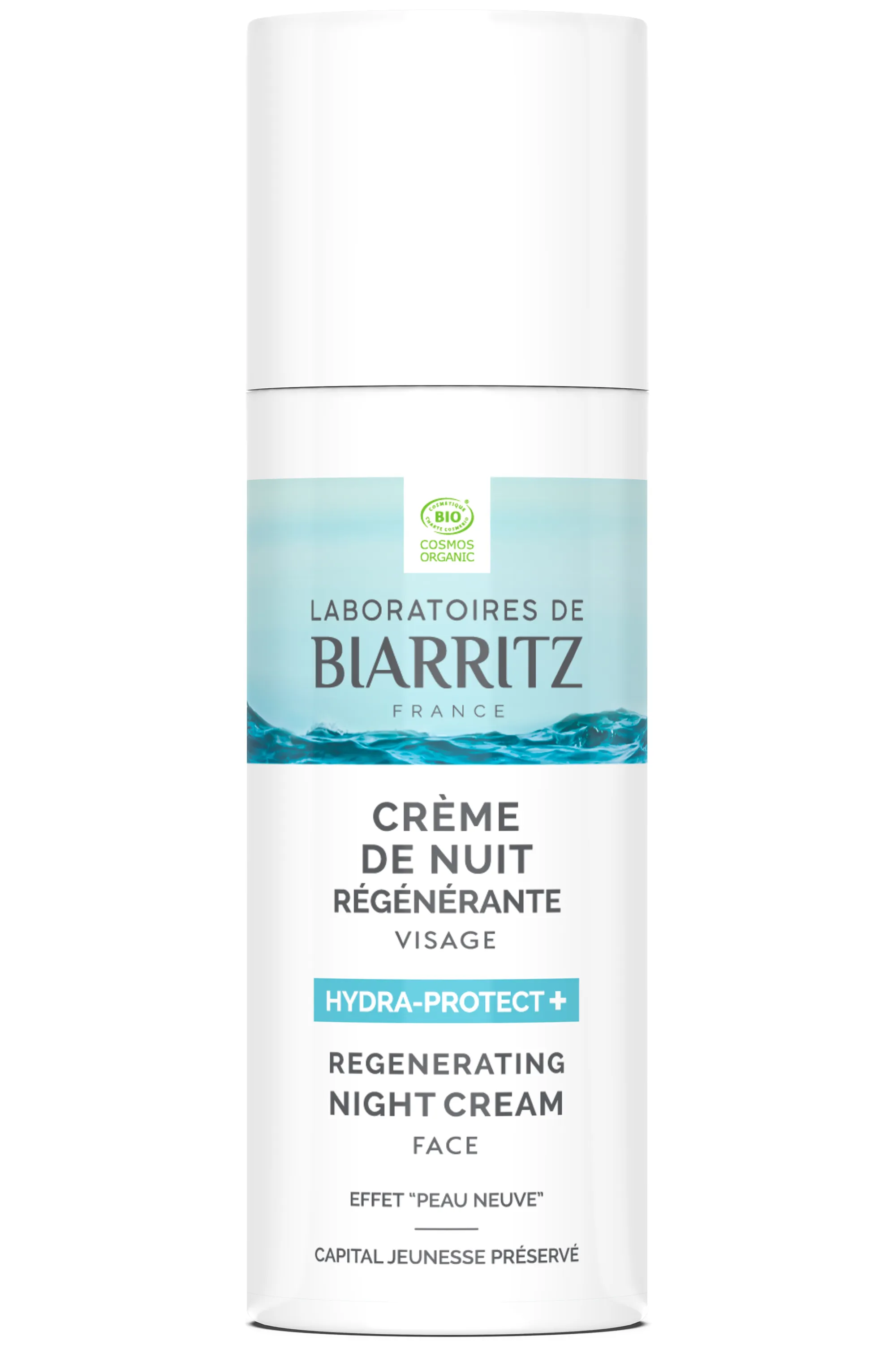 LABORATOIRES DE BIARRITZ Crème de nuit régénérante visage HYDRA-PROTECT+-50 ml