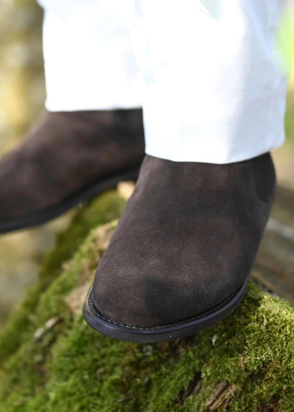 ROOKERY CUIR VELOURS MARRON