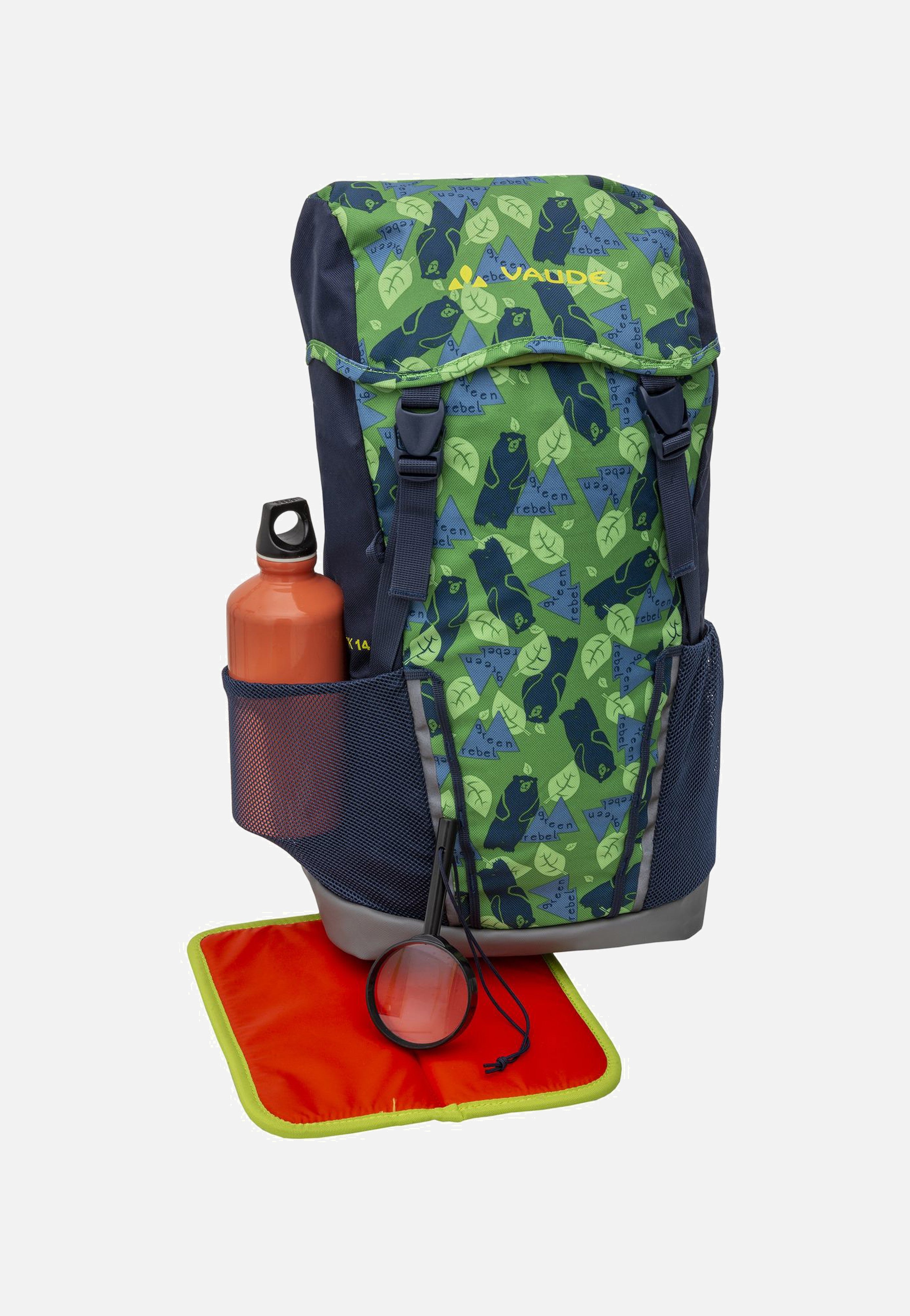 Puck 14 Parrot Green/Eclipse - Rucksack