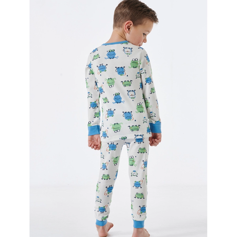 Schiesser Pyjama Natural Love Organic Cotton off-white