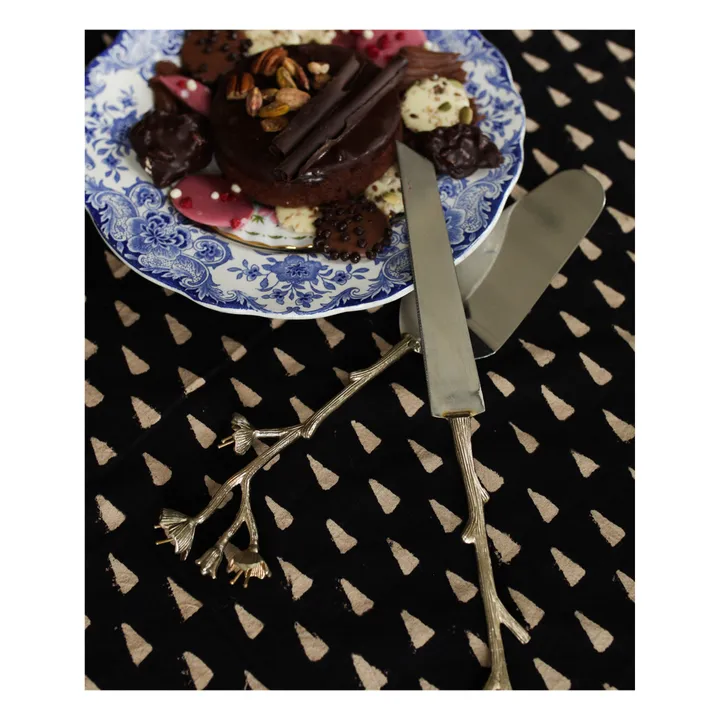 Doing Goods Coffret couverts à dessert Ava Blossom - Set de 2 | Gold