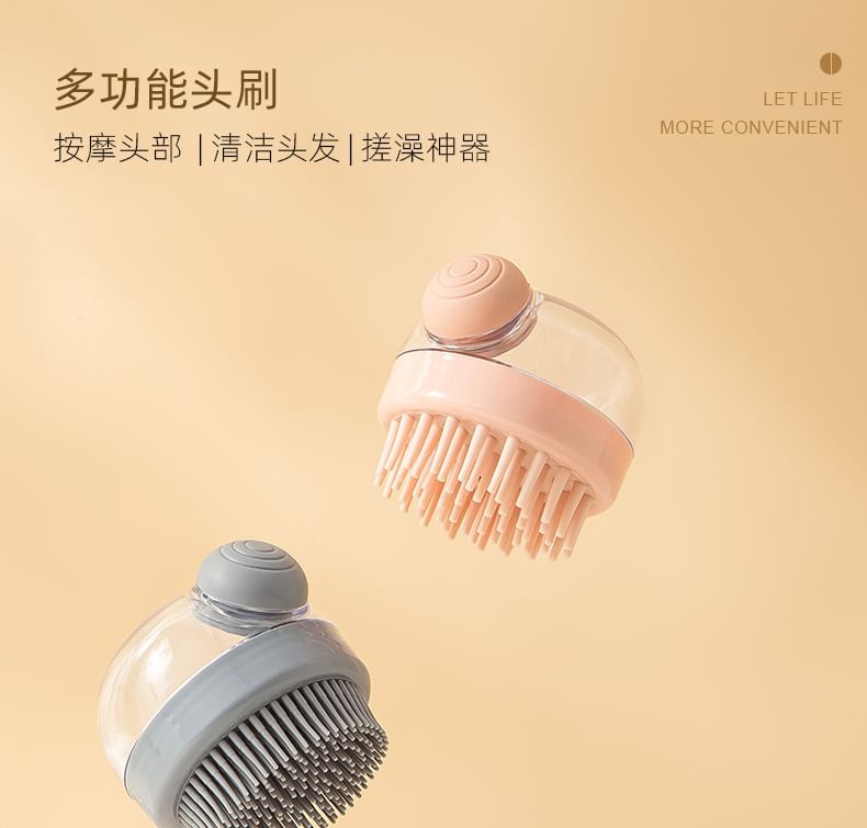 Fondes - Hoofdhuidmassager met zeepdispenser