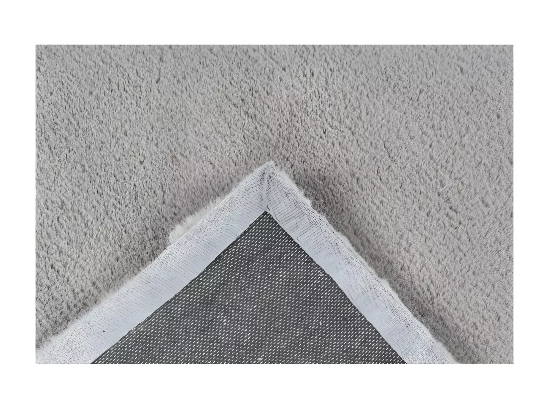 Tapis 230x160cm, design E005N coloris argent - Confort et élégance pour votre intérieur