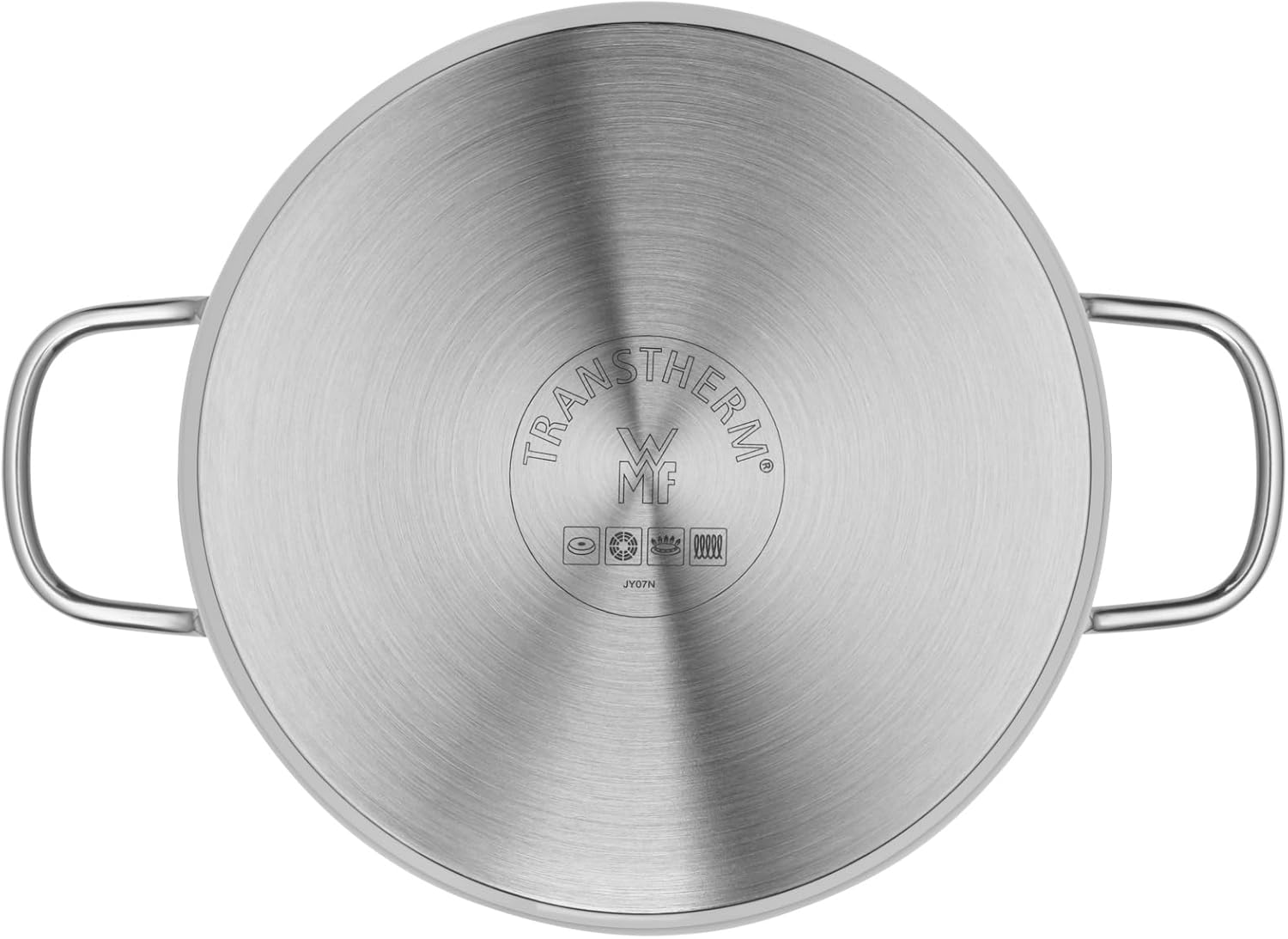 WMF Astoria Vorteils Topfset Induktion 5-teilig, Kochtopf Set mit Glasdeckel, Cromargan Edelstahl poliert, Induktions Töpfe Set unbeschichtet