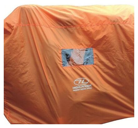Tente d'urgence Highlander Abri de survie d'urgence 4-5 personnes-Orange