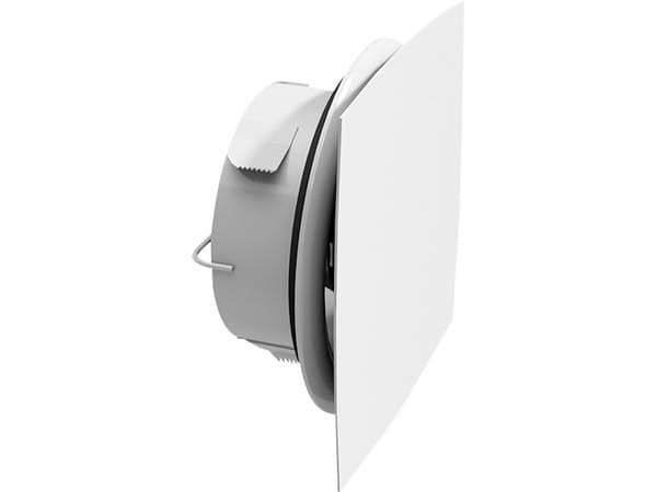Lindab Airy frontplade buet AIRYFP-BOW 125 mm RAL9003