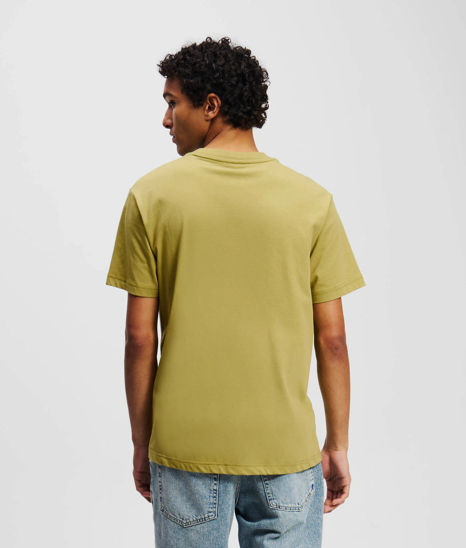 T-SHIRT AVEC MONOGRAMME - Vert Olive
