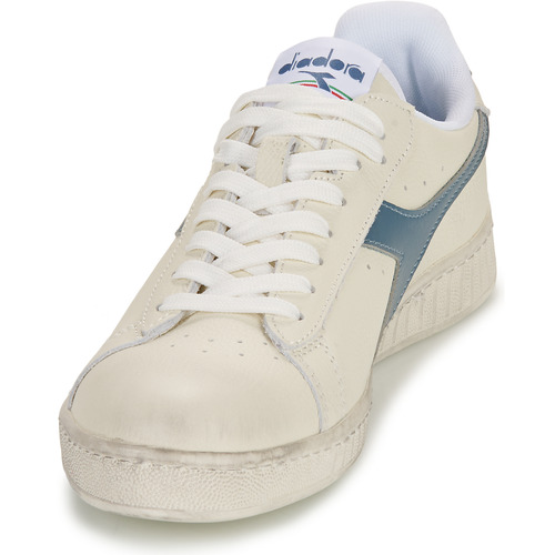 Diadora - GAME LOW  WAXED - Blanc / Bleu