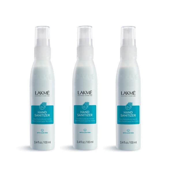 Lakmé 3-pk Lakmé Hånddesinfeksjon med Aloe Vera 100 ml