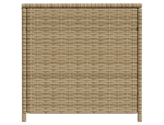 VIDAXL - Coffre Boîte de rangement de jardin mélange beige 469l résine tress...