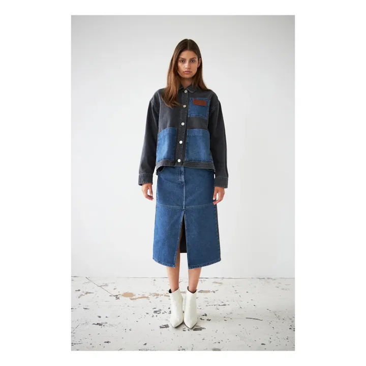 Stella Nova Veste Denim | Bleu gris