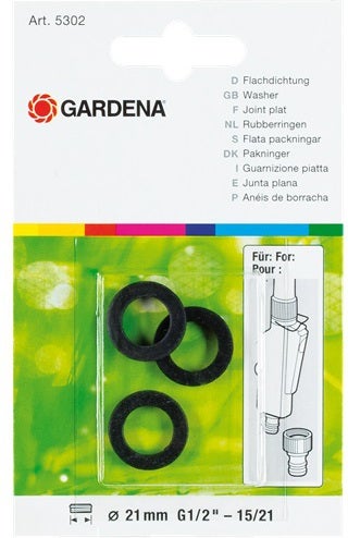 Gardena set rubberringen 3 stuks