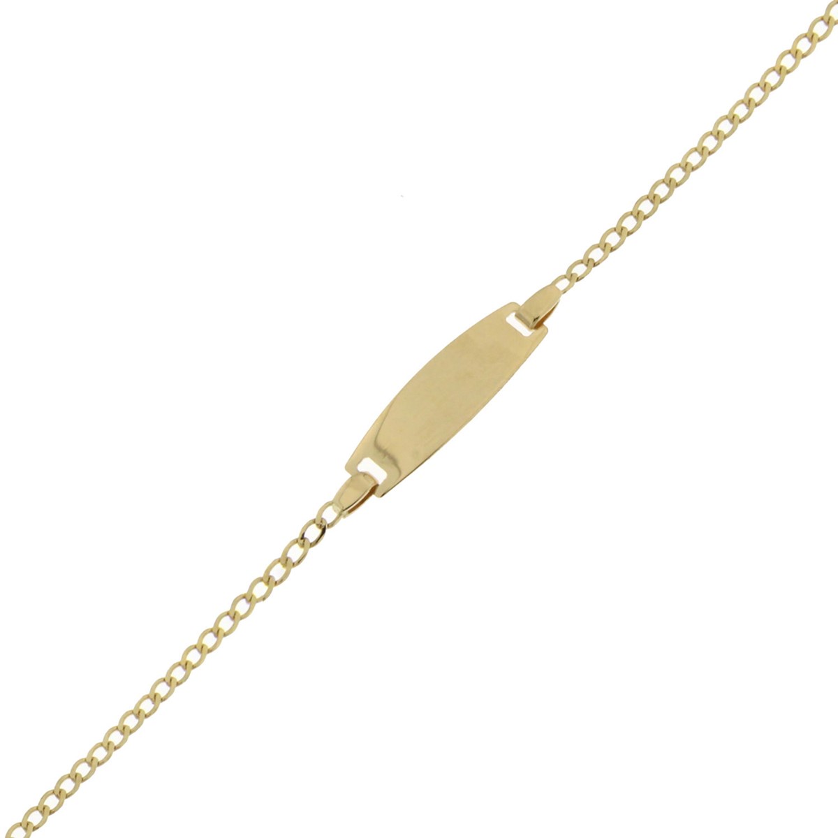 Bracelet Brillaxis identité bébé or jaune 18 carats