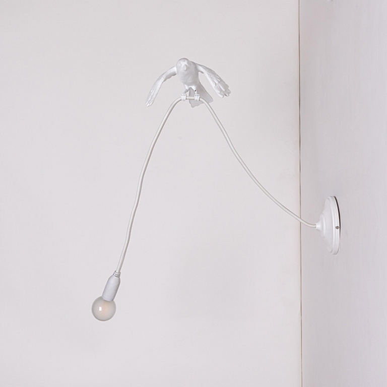 Seletti Sparrow Taking Off wandlamp