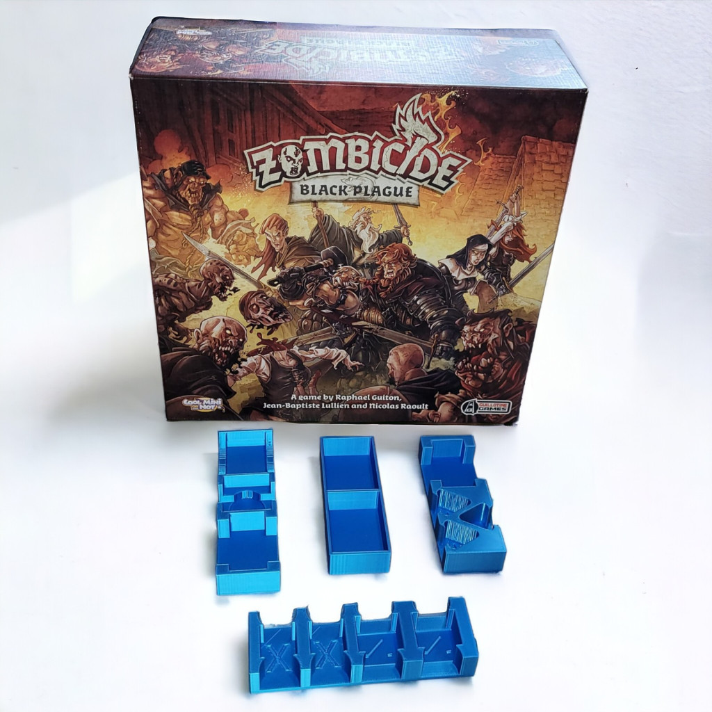 Zombicide - Black Plague : Rangement insert bleu compatible