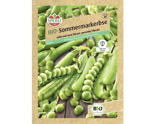 Biologische zomererwten Sperli groentezaden