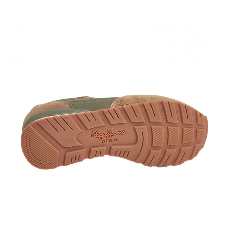 Tênis Pepe Jeans Brit Jump W de couro verde