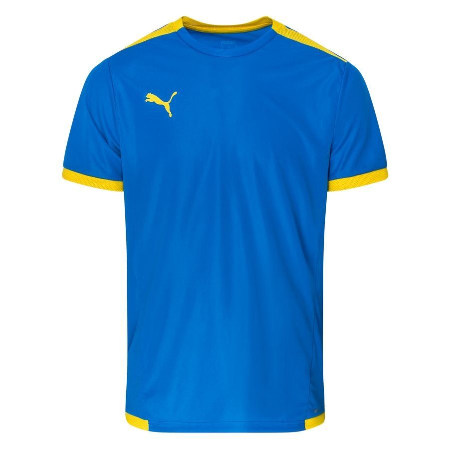 PUMA Maillot teamLIGA - Bleu/Jaune Enfant