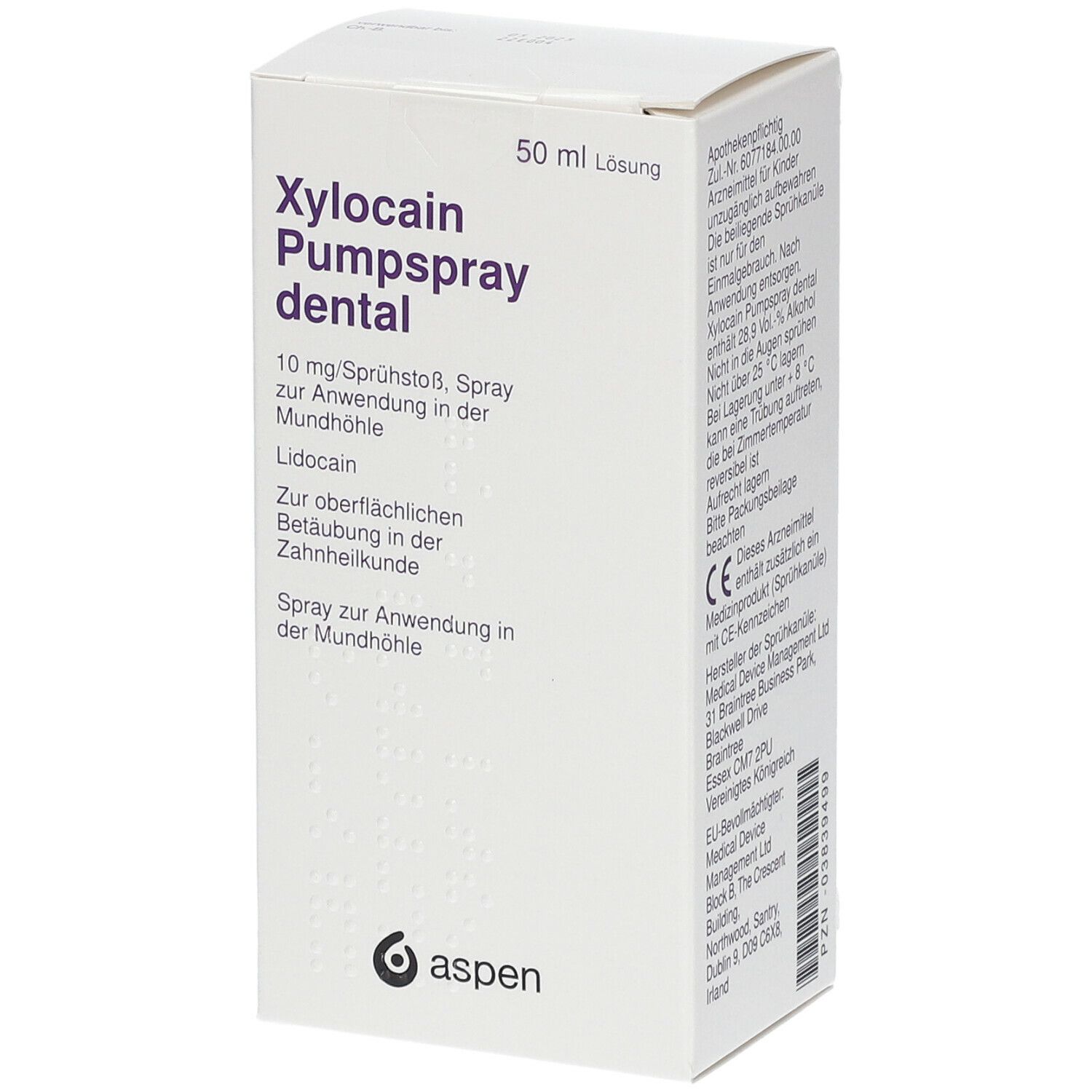 Xylocain® Pumpspray Dental