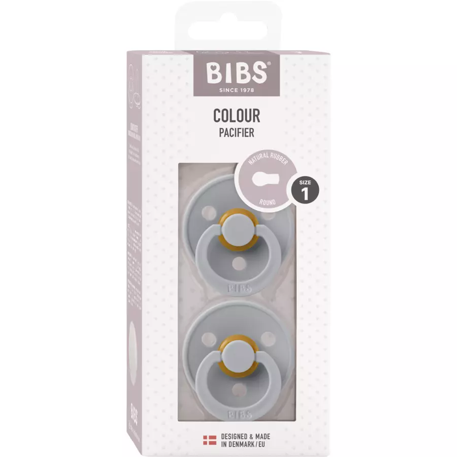 BIBS® Schnuller Colour Cloud & Cloud 0-6 Monate, 2 Stk.
