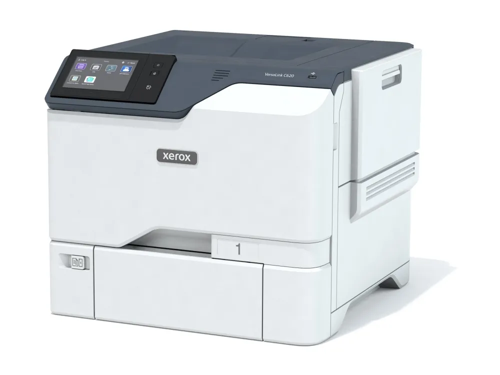 Xerox VersaLink C620V_DN - Printer - farve - Duplex - laser - A4/Legal - 1200 x 1200 dpi - op til 50 spm (mono) / op til 50 spm (farve) - kapacitet: 650 ark - Gigabit LAN, USB 2.0, NFC, USB vært - Green World Alliance returneringsprogram