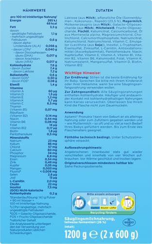 Aptamil Pronutra 1 Anfangsmilch Vorratspack