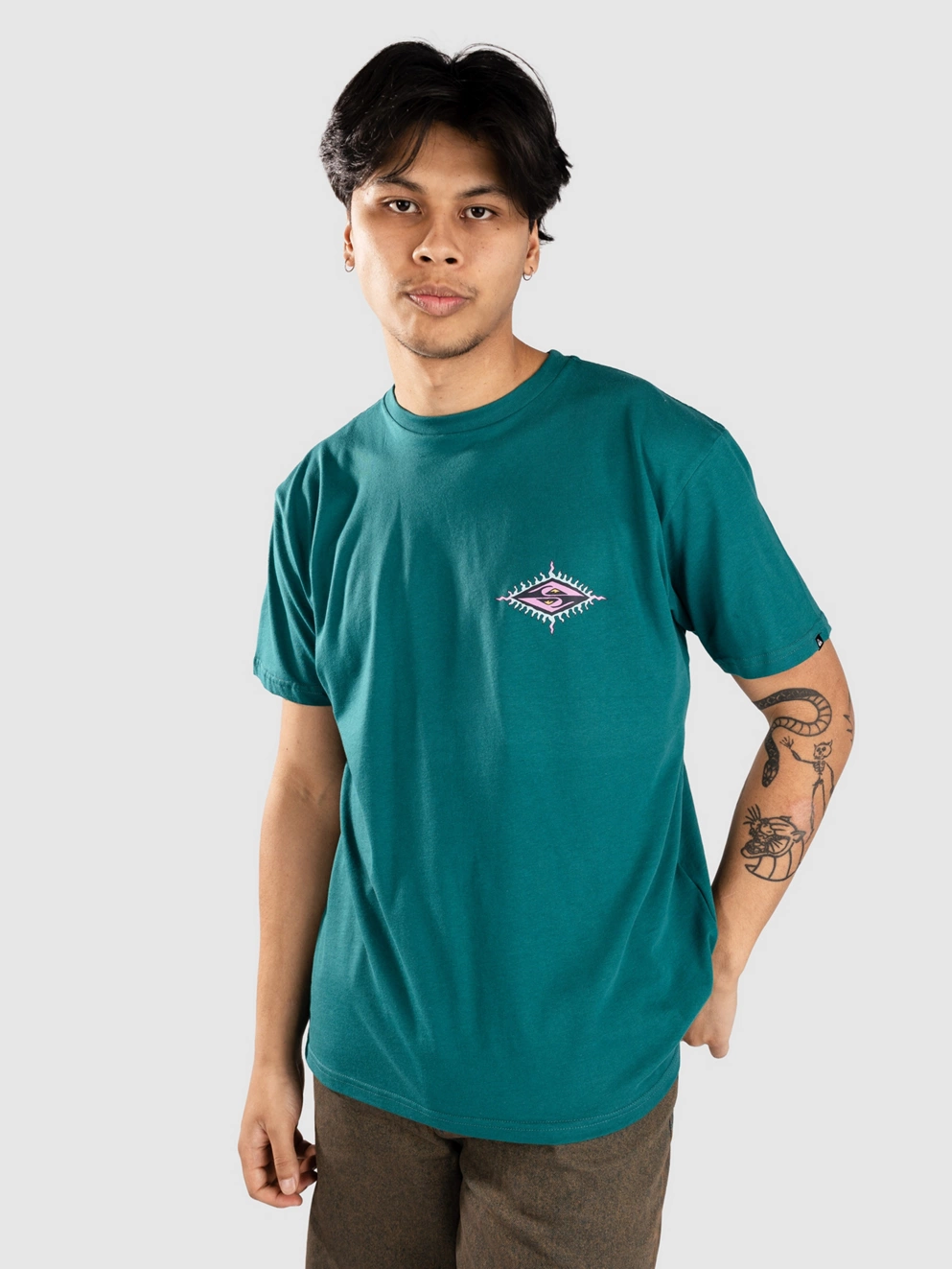 Quiksilver Ev Beach Blast T-Shirt teal green