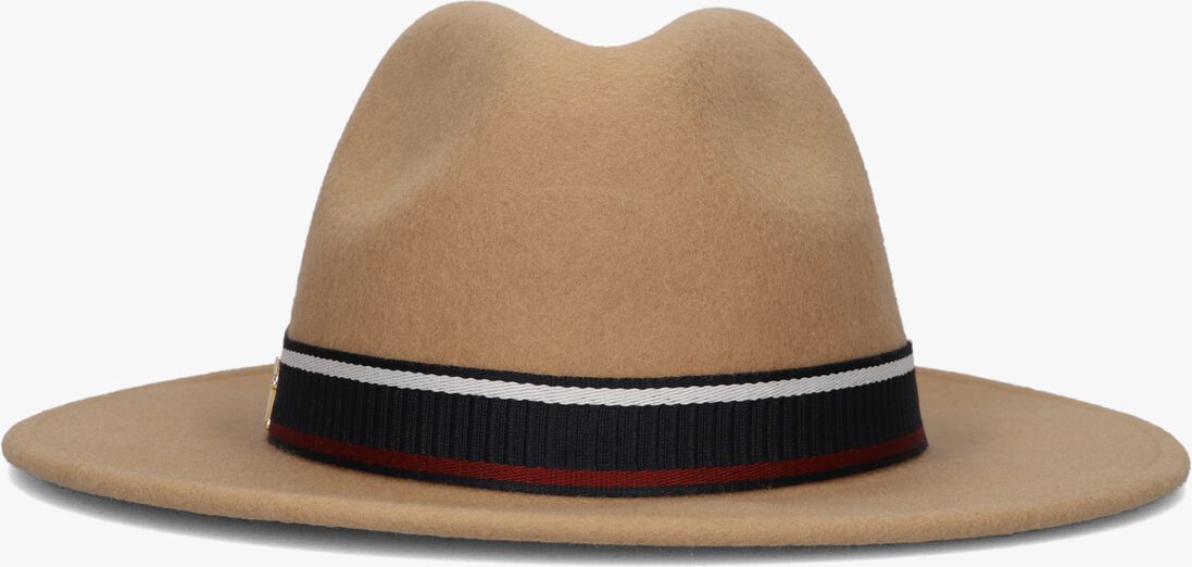 TOMMY HILFIGER beige tommy hilfiger hoed th feminine fedora hat