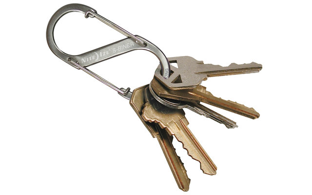 Nite Ize S-Biner Edelstahl Doppelkarabiner