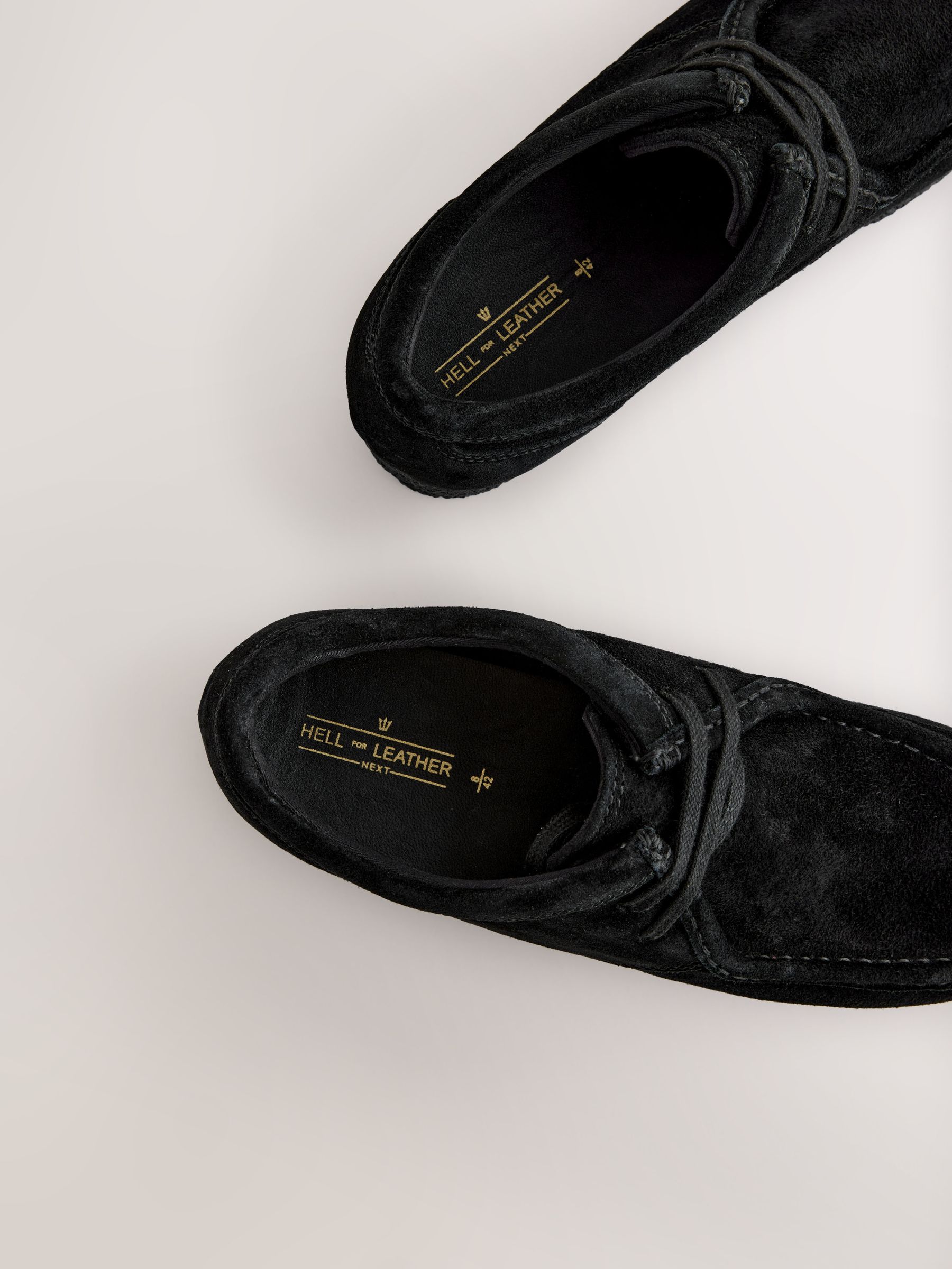 Zwart - Suède schortschoenen