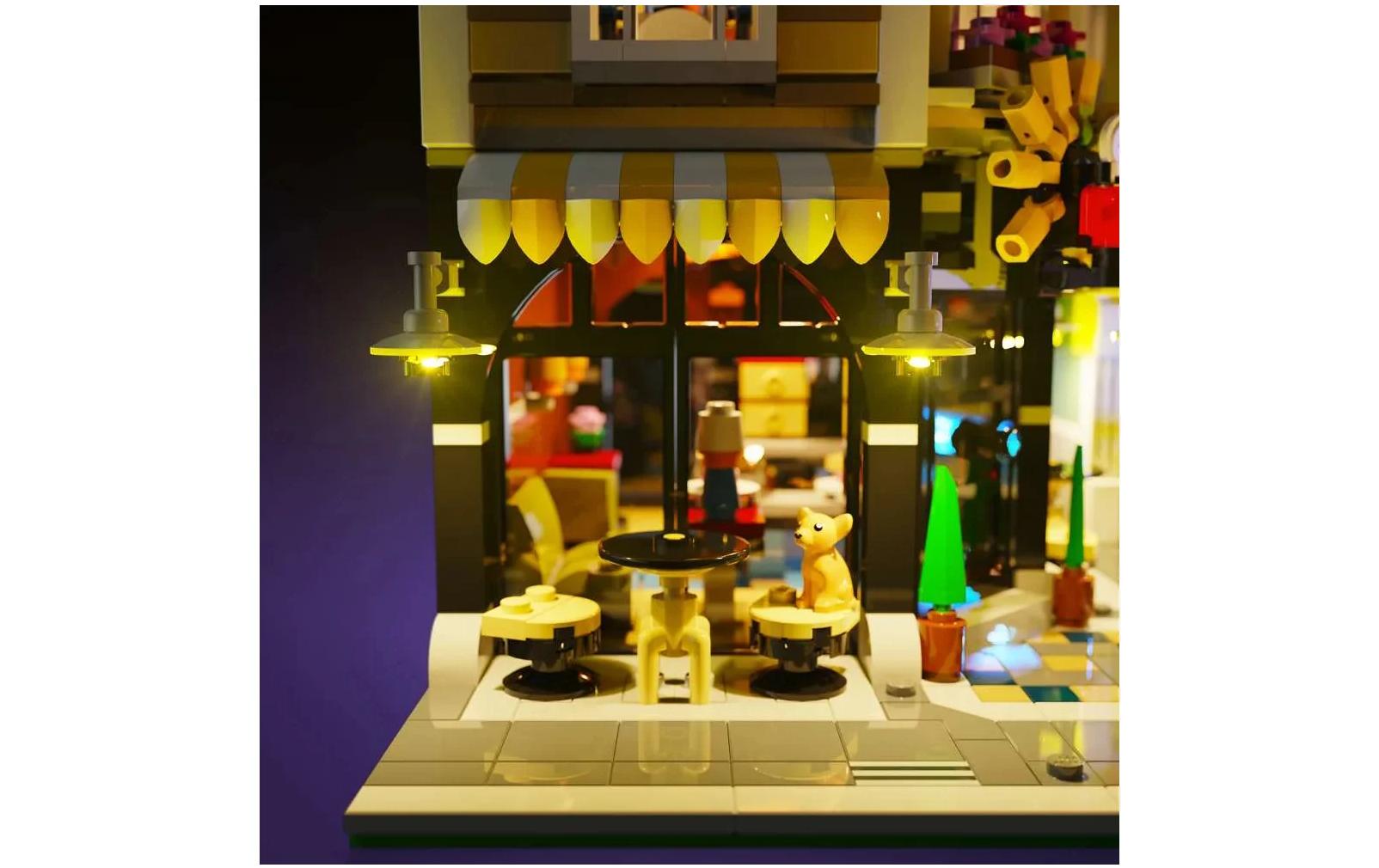 LED-Licht-Set für LEGO® LMB 2.0 für 10255 Stadtleben<br>Beleuchtungs-Kit