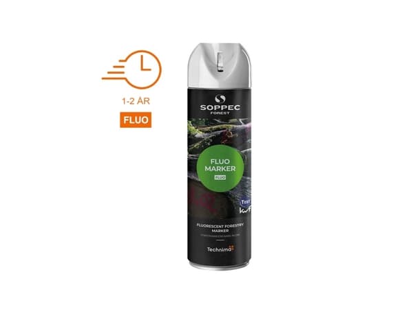 SOPPEC mærkespray SKOV FLUO 500 ml. HVID - 1810084