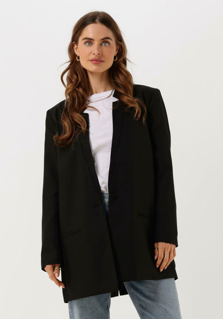MY ESSENTIAL WARDROBE zwarte my essential wardrobe blazer 06 the suit