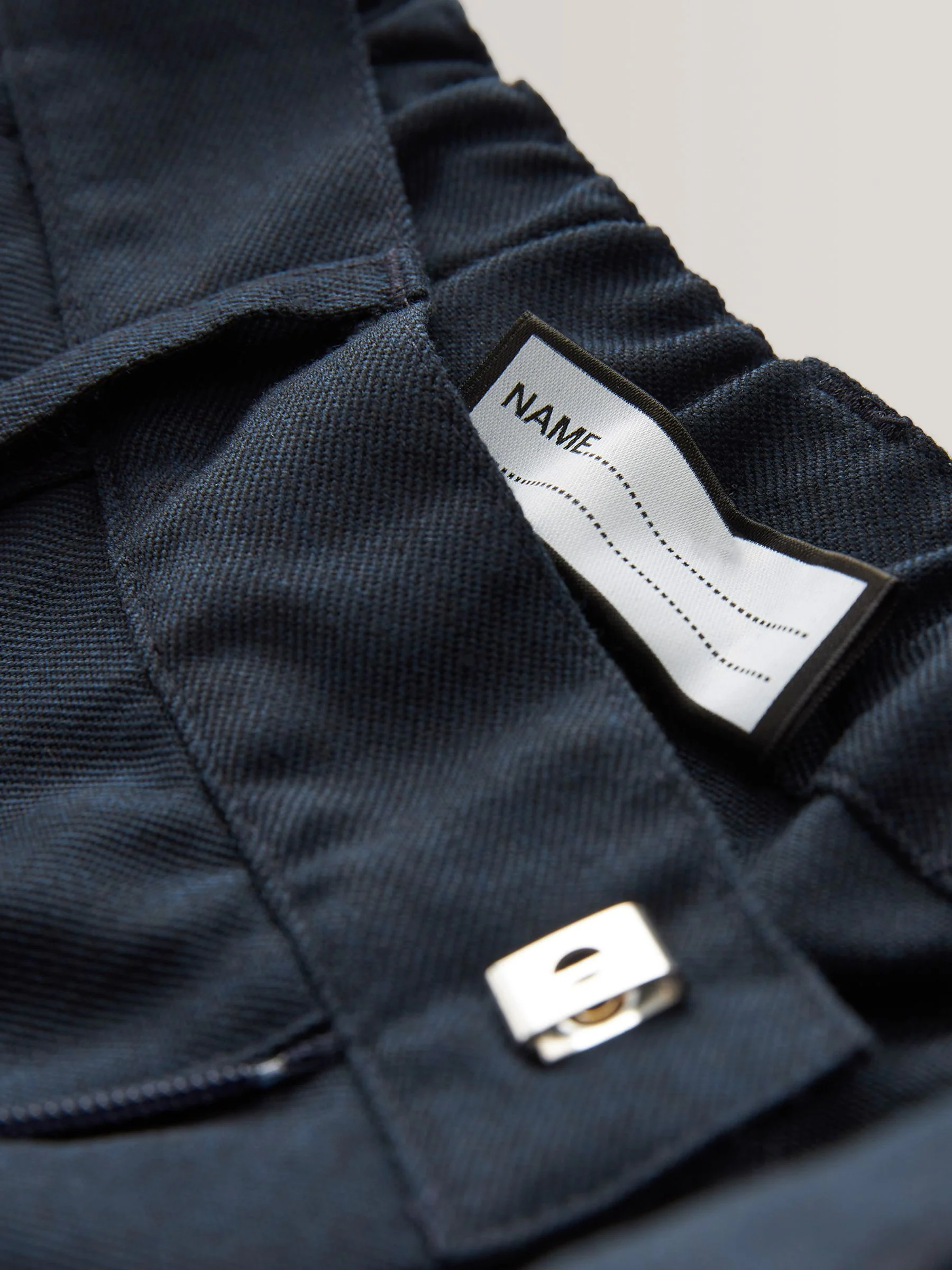 Marineblauw - Schoolbroek met rechte pijpen (3-17jaar)