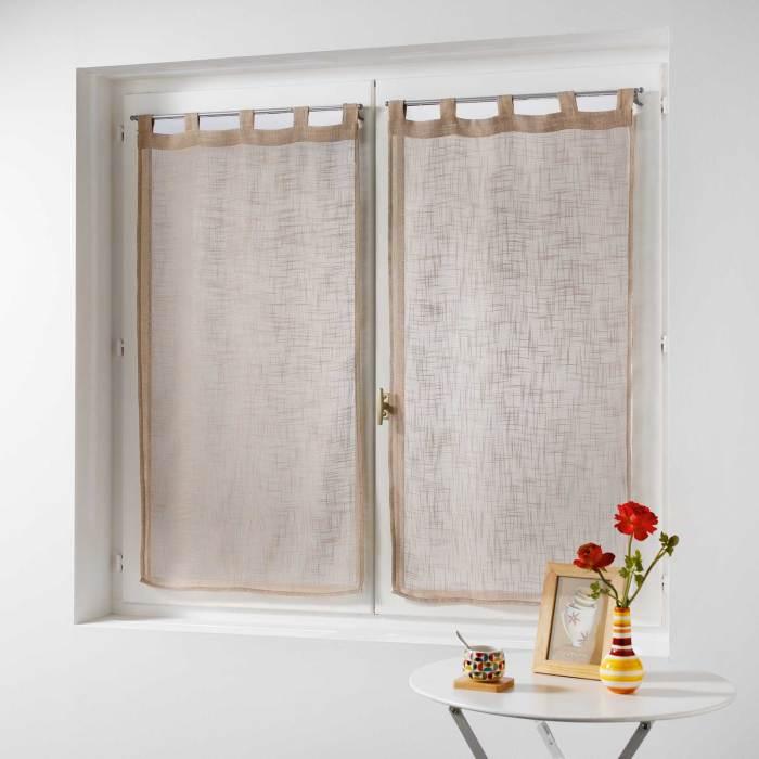 PAIRE DROITE PASSANTS 2X60X160CM HALTONA NOISETTE