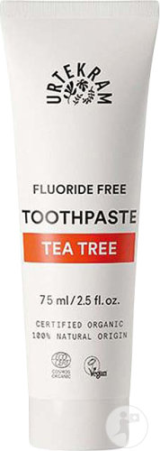 Urtekram Dentifrice Sans Fluoride Tea Tree Tube 75ml