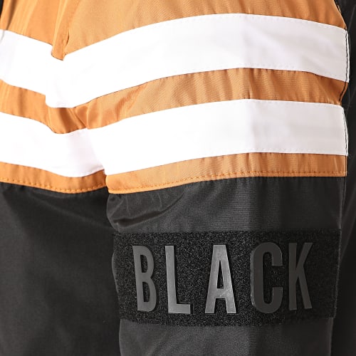 Veste Zippée Capuche S3165 Noir Camel