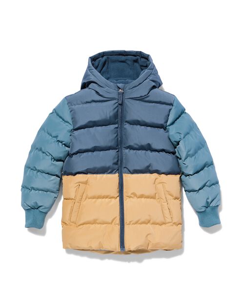 manteau matelassé bleu
