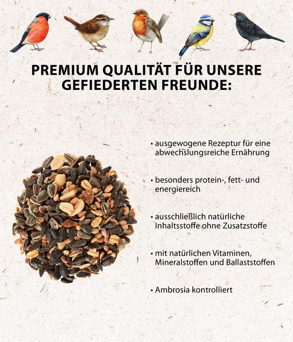 Dehner Natura Premium Wildvogelfutter-Set,